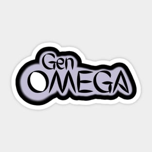 Gen Omega Sticker